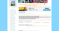 Desktop Screenshot of cadre-texte.cadriz.com