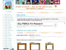 Tablet Screenshot of cadre-ancien.cadriz.com