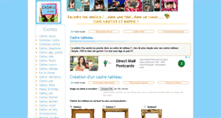 Desktop Screenshot of cadre-tableau.cadriz.com