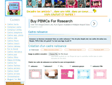 Tablet Screenshot of cadre-naissance.cadriz.com
